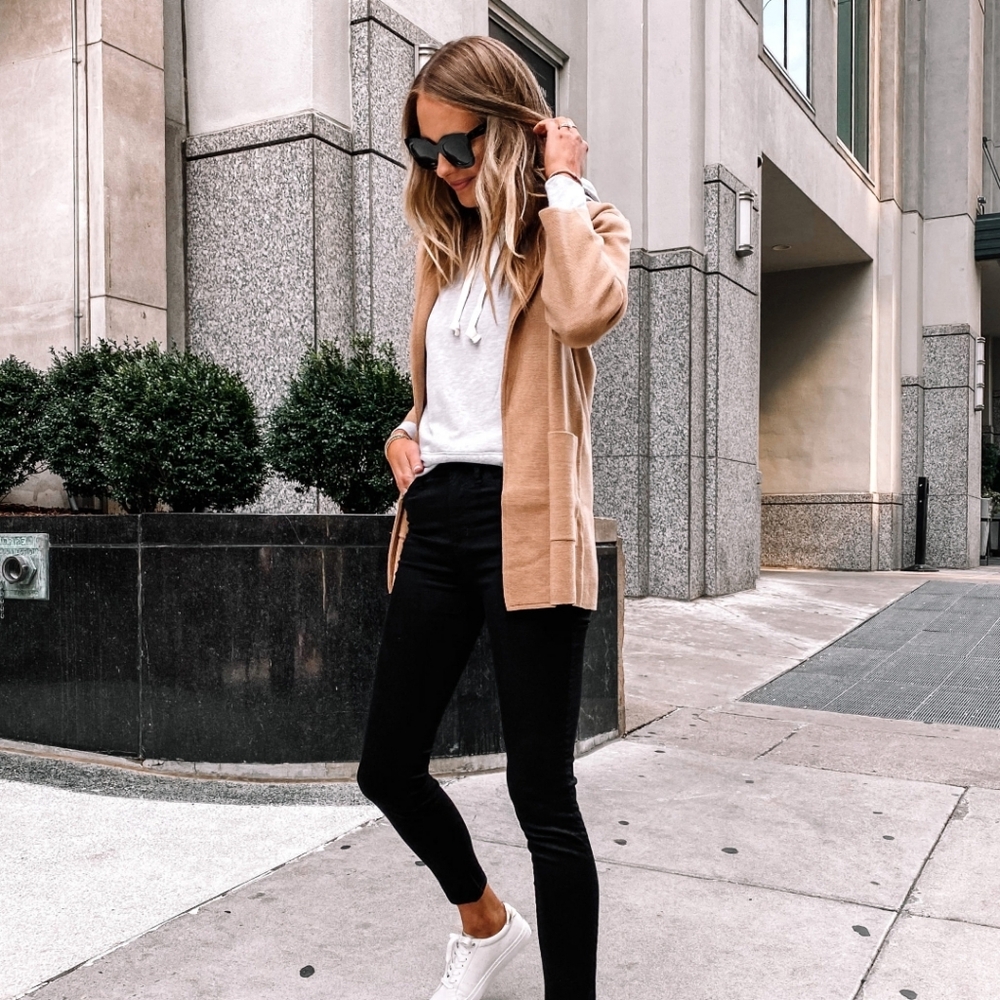 J.Crew Camel colored sweater coat